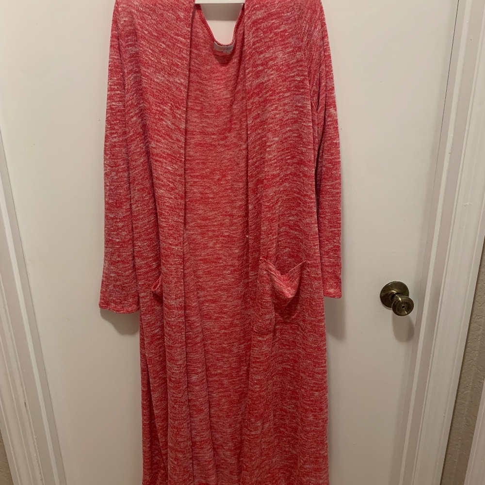 Lula Roe Pink Shawl Large Sized